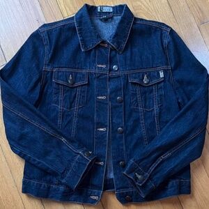Dark wash denim jacket